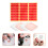 2Sets Multiuse Clear Plastic Nail Organizer Box Portable Storage Case 10