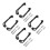 4Sets Plastic Metal Motorcycle Handle Guard for Dirt Bikes Atv Scooter 6