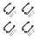 4Sets Plastic Metal Motorcycle Handle Guard for Dirt Bikes Atv Scooter 9