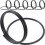 12Pcs Black Metal Memo Clips Decorative Table Number Holders 2