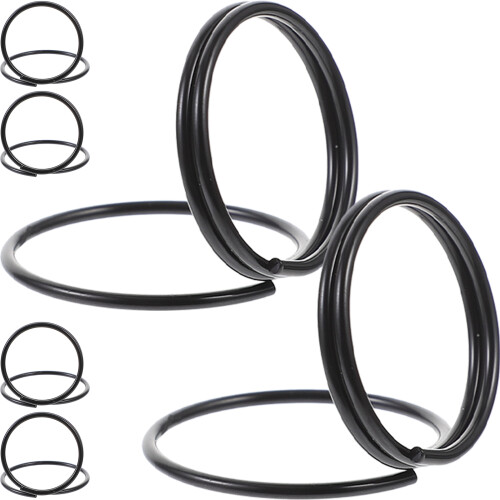 12Pcs Black Metal Memo Clips Decorative Table Number Holders 2