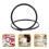 12Pcs Black Metal Memo Clips Decorative Table Number Holders 10