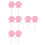 8Pcs Round Red Lollipop Models Candy Decoration for Parties 4