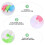 18Pcs Convenient Double Sided Adhesive for Scrapbooking 7