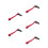 5Pcs Multi-Color Folding Aluminum Shift Levers for Dirt Bikes and Atvs 8
