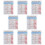 8Pièces Guide Apprentissage Corde Basse Électrique Papier Couché 9
