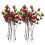 4Pcs Realistic Pomegranate Branches Faux Fruit Stems for Home Decor 2