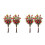 4Pcs Realistic Pomegranate Branches Faux Fruit Stems for Home Decor 4