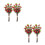 4Pcs Realistic Pomegranate Branches Faux Fruit Stems for Home Decor 5