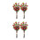 4Pcs Realistic Pomegranate Branches Faux Fruit Stems for Home Decor 7