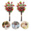 4Pcs Realistic Pomegranate Branches Faux Fruit Stems for Home Decor 9