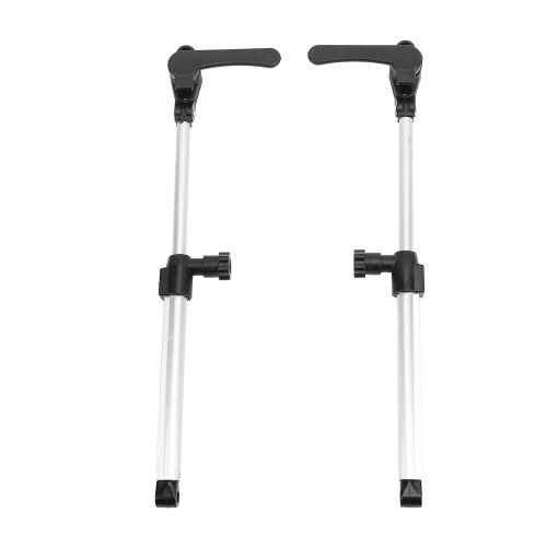 Supporti per finestra in alluminio da 335 mm per camper e caravan, asta regolabile 2