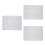 3Pcs Mini Fridge Stand Mat Silicone Rubber Safe Antileak Multi Surface 8