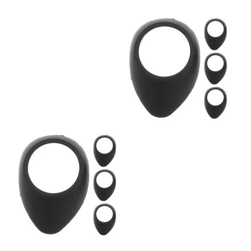 8Pcs Microscope Rubber Eyepiece Covers Black Lens Guard Eye Cushion 2