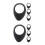 8Pcs Microscope Rubber Eyepiece Covers Black Lens Guard Eye Cushion 8