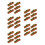 30Pièces Miniatures Potted Plastique Blanches Décor Maison De Poupées 4