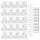 100Sets Plastic Glass Retainer Clips Kit for Cabinet Mirror Fixings 2