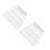 100Sets Plastic Glass Retainer Clips Kit for Cabinet Mirror Fixings 9