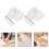 100Sets Plastic Glass Retainer Clips Kit for Cabinet Mirror Fixings 10