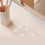100Sets Plastic Glass Retainer Clips Kit for Cabinet Mirror Fixings 11