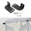 Supporto per barra LED nera per Ranger 570-1000 16