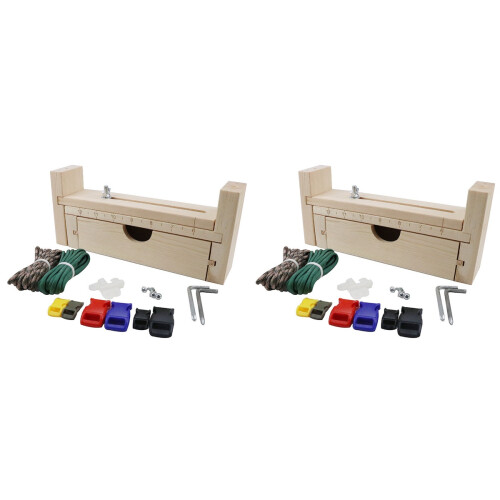2Sets Multicolor Weaving Rack for DIY Bracelets and Decoration Crafts 2
