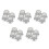 20Pièces Knobs Volume Rotatifs Argentés Translucides Pour Audio Maison 7