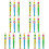 21Stk Flöte Bunt Pädagogisch Blasinstrument Spaßig 6