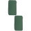 2Pièces Organiseur Cd Vert 80 Disques Polyester Pour 8