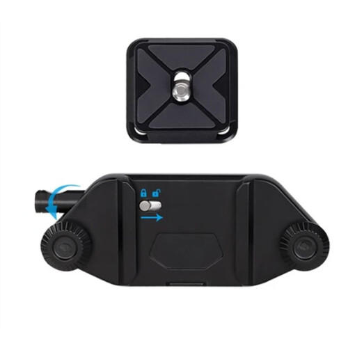 Quick Hanging Buckle Micro-Single Accessories Fast-Loading Hand Movement Quick-Release Mount(Black) 1