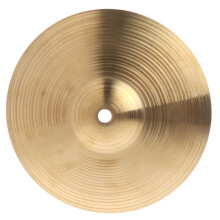 10-Zoll-Messingbecken, Metall-Crash-Becken, Trommelbecken, Trommel-Percussion-Musikinstrument für Spieler