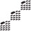 75Pièces Clips De Gestion Câbles Adhésifs Noir Durable Et Stable 6
