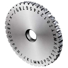 Manual Marking Steel Stamp Wheel Accessories for Nameplate Metal Label Stamping Printer Machine 4mm