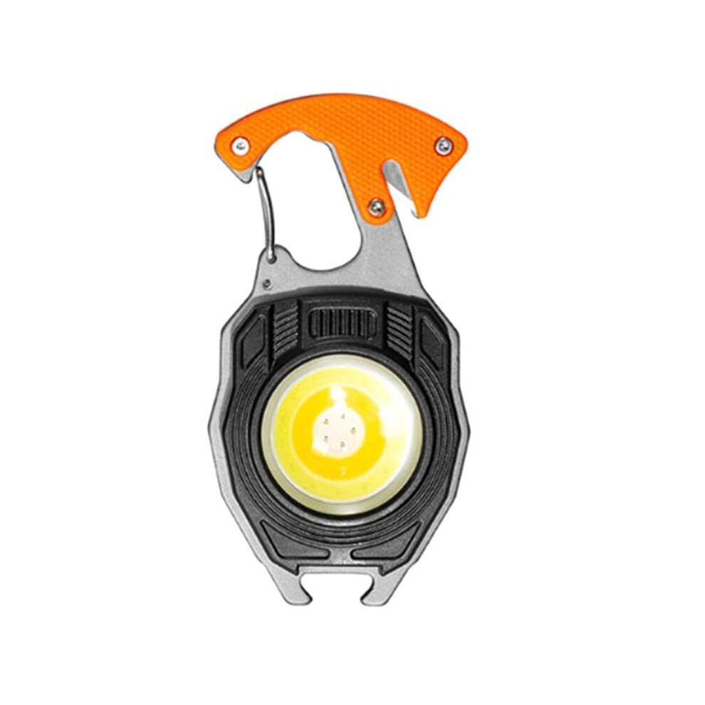 Cob Keychain Work Light Led Emergency Flashlight With Bottle Opener Rechargeable Torch 6 Modes 6032315766528