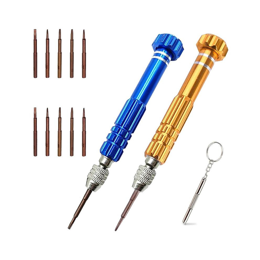 Portable Glasses Screwdriver for Eyeglass Repairing, 13 in 1 Multifunctional Precision Screwdriver Set for Sunglasses