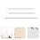 36Pièces Accessoires Couture Tricot Argent Nylon À Usage 10