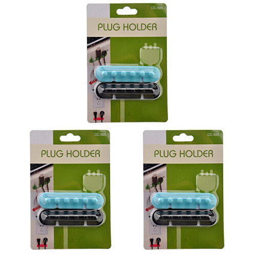 3St Kabelhouder Hard Plastic Zelfklevend Assortikleur Kabelscheiders