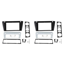 2X Kit de Painel de Controle de Rádio de Carro para E90 E91 9 Polegadas Estéreo DVD Player