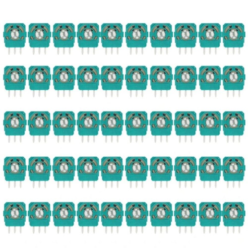 3D Analog Joystick Potentiometer Sensor Module Axis Resistor for PS5 Controller   Replacement(50 Pieces)
