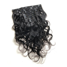Watergolfclips in Haarextensies Haar Natuurlijke Kleur Haar Pruikclip 10 Inch