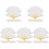 60St Handheld Witte Vouwwaaier Van En Bamboe En 1