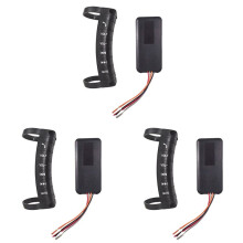 3X Universal Lenkradfern Bedienung Taste Multifunktionale Drahtlose Steuerung für 2DIN DVD Spieler