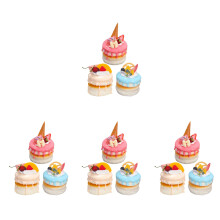 12Pcs Decorative Fake Cupcakes Fake Dessert Photography Props