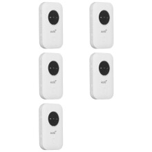 5X LTE 4G 5G Modem Router, 300Mbps Hotspot voor Maximaal 10 Apparaten, SIM-Kaartsleuf, 2100mAh-Batterij, voor Reizen, Zakenreizen