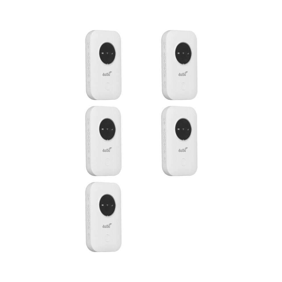 5X Lte 4G 5G Modem Router, 300Mbps Hotspot To 10 Devices, Sim Card Slot, 2100Mah Battery, For Travel, Business Trip 4712270160372