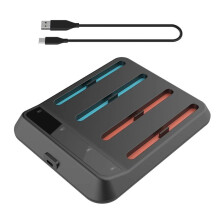 4 Slot Controller Charger Station, Compatible with for Accessories, Enhanced Charging Speed & Stability