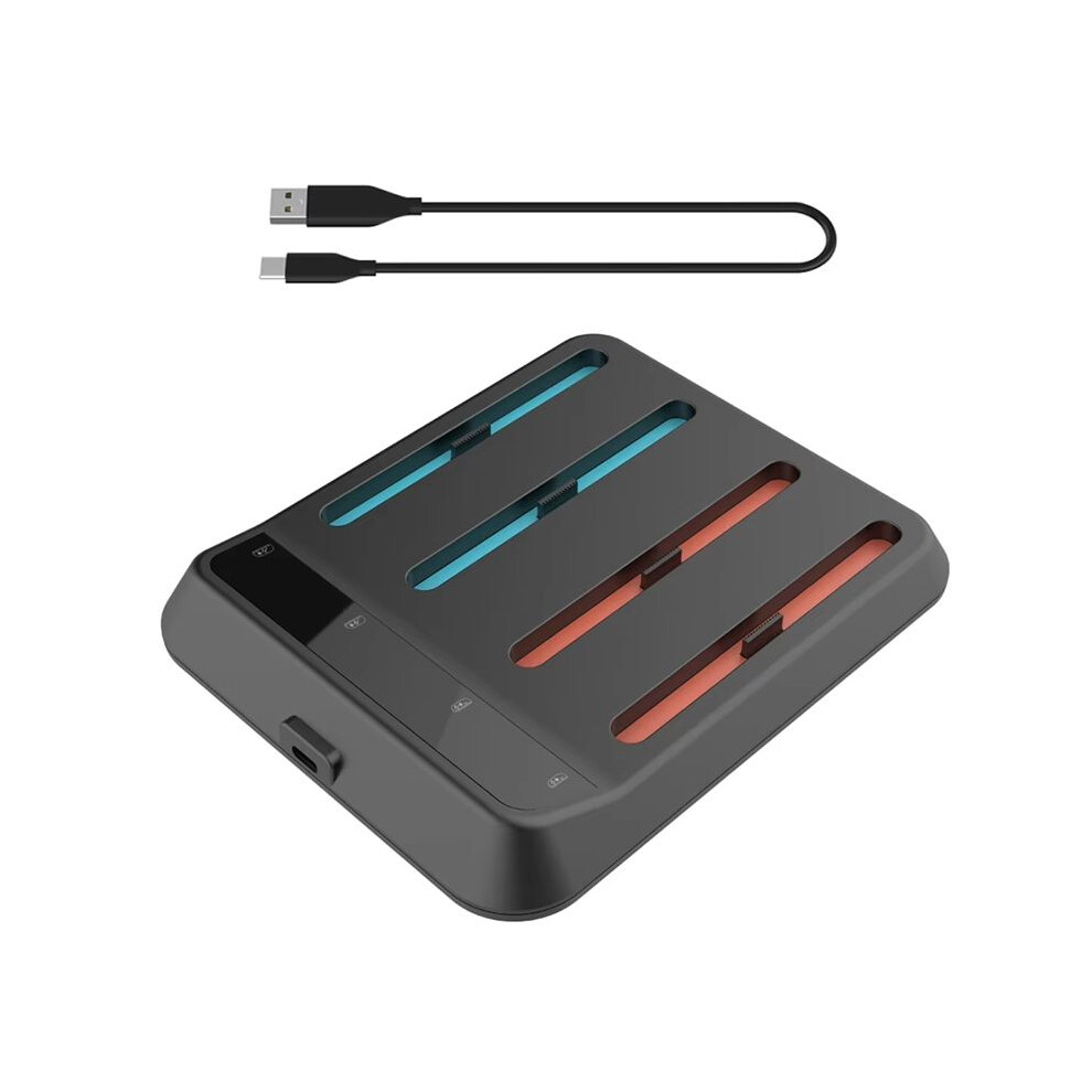 4 Slot Controller Charger Station, Compatible With For Accessories, Enhanced Charging Speed & Stability 4711359306960