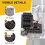 2X for  3D Printer for P1P Extruder Adapter Plate for P1 Series 3D Printer Accessories 9