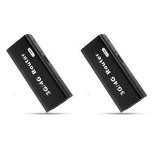 2X 3G/4G WiFi Router RJ45 USB Wireless Routers Portable Router 2412-2483MHz External Interface with USB Cable