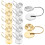 48Pièces Accessoires Boucles D'oreilles Clips En Cuivre 2